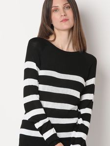Michael Kors Striped Long Sleeve Top