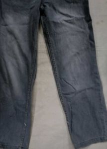 Gray Wash Denim Jeans