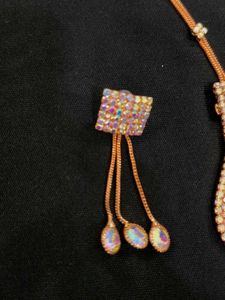 Sparkling Pendant Necklace and Earrings Set
