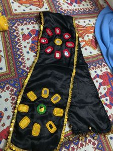 Black Embroidered Mirror Work chaniya choli