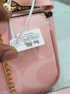 Coach Nolita Gift packaging with charm&amp; pouch 🩷