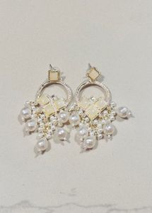 Elegant Pearl Drop Earrings
