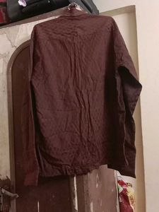 Men's Classic Fit Brown Shirt
