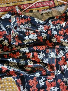 last week of sale --Floral Print Long Sleeve Tunic