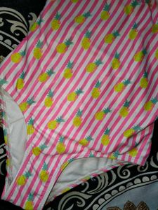 Girls' Pineapple Print Top