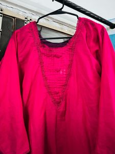 Vibrant Pink Kurta Set