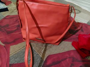 Caprese Orange Handbag