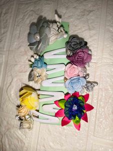 🔥 MEGA SALE OFFER 🔥Floral fabric hair clips