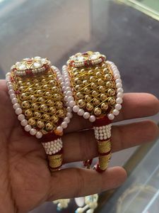 Elegant Gold Plated Kundan Bajubandh