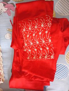 Red Kurta Set