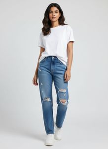 Distressed Denim Jeans
