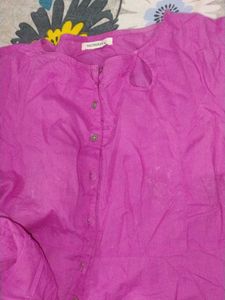Flared Gown Kurti With Beautiful Neck Design