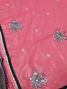 party wear saree with blouse