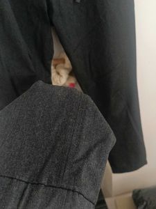 Unisex Dark Grey Casual Trousers