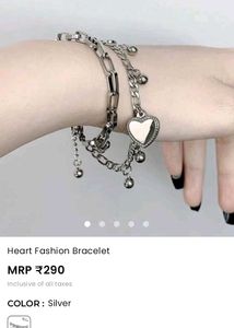 Heart Charm Fashion Bracelet