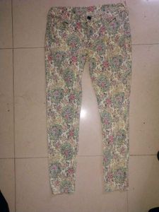 True  religon Floral Print Pants
