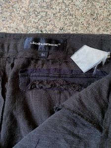 Black Wide-Leg Trousers