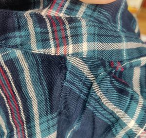 Multicolored Checked Loose Fit Top (Women)