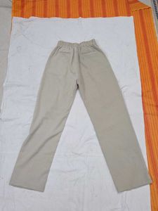 Zara Cream Wide Leg Trousers
