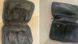 Stylish Black Leather Pouch