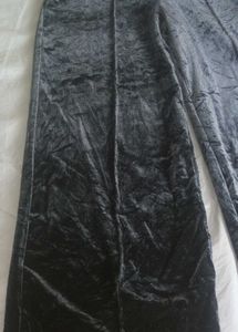 Black Velvet dungree with Gold Accents