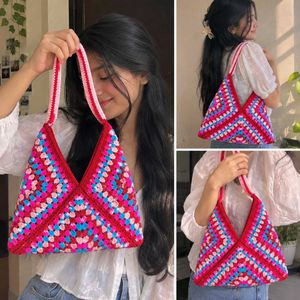 Handmade Crochet Granny Square Bag