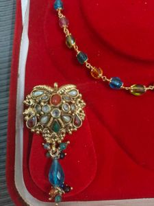 Colorful Beaded Necklace &amp; Earring Set