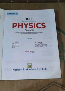 ISC Physics Class 11 Book