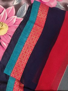 Beautiful Floral Print Saree