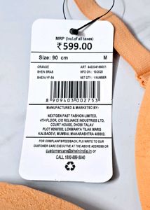 Shein Bra - Comfortable Everyday Wear Orange