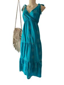 Stunning Turquoise Maxi Dress 👗