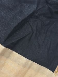 Elegant Black Kurta with Golden Embellishments