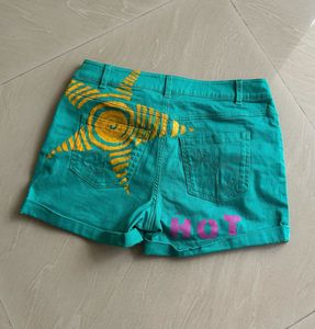 HOT Printed Y2K Denim Shorts