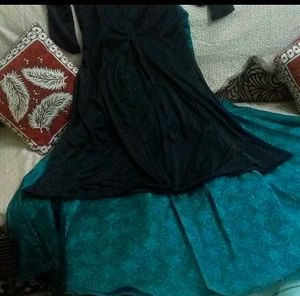 Tusser Silk Lahanga suit