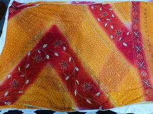 🇳🇿💫🎀Exquisite Ombre Saree with Embellishments