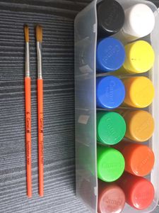 Camel Poster Colours &amp; Faber-Castell Oil Pastels