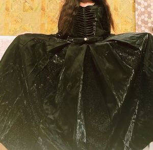 Stunning Black Sequined Gown