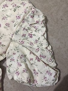 Floral Puff Sleeve Top