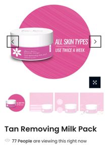 💗 Detan Milk Pack Of Brand Blossom Kochar