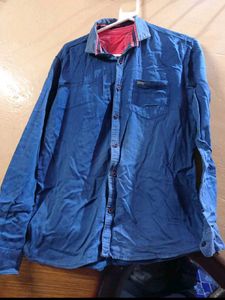 Stylish Men's Casual Denim Shirt