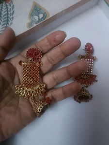 New Without Tag Stylish Red Party Earrings