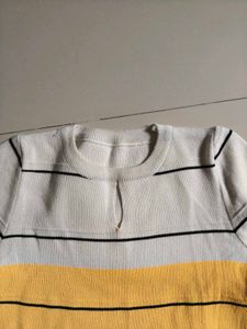 Striped Knit Sweater