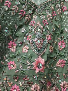 Embroidered Kurta Set with Dupatta