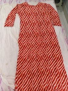 Rayon Leheriya Kurti with Sequins work