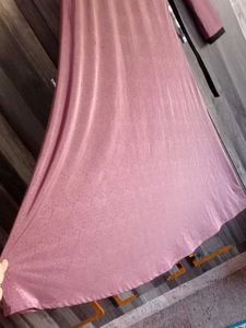 Elegant Mauve Abaya