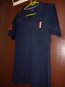 Navy Blue Polo T-Shirt