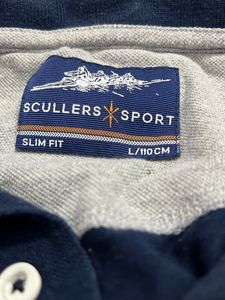 Scullers Sport Striped Polo Shirt - Slim Fit