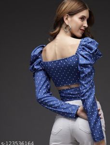 Blue Wrap Top🩵