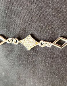 Archies Silver Plated AD Bracelet Adjustable Lock
