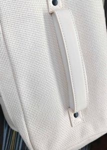 Lancome White Cosmetic Bag